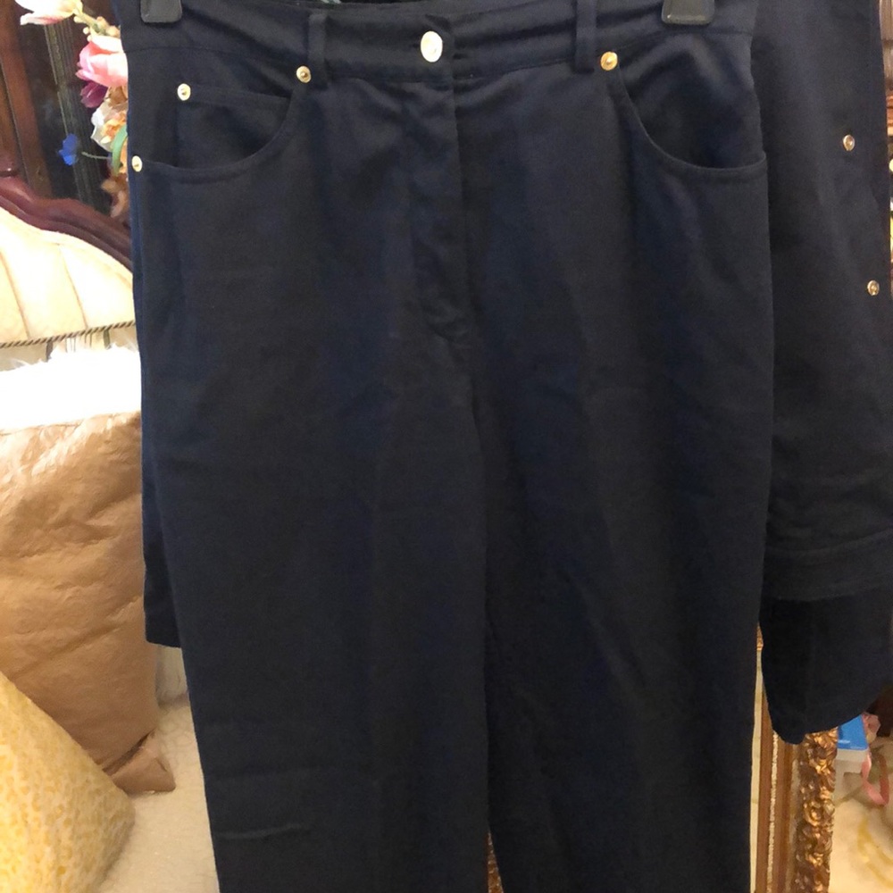 Beautiful Navy Blue St. John Pants